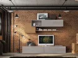 Spacious floor-based living room mobile and built with quality materials.