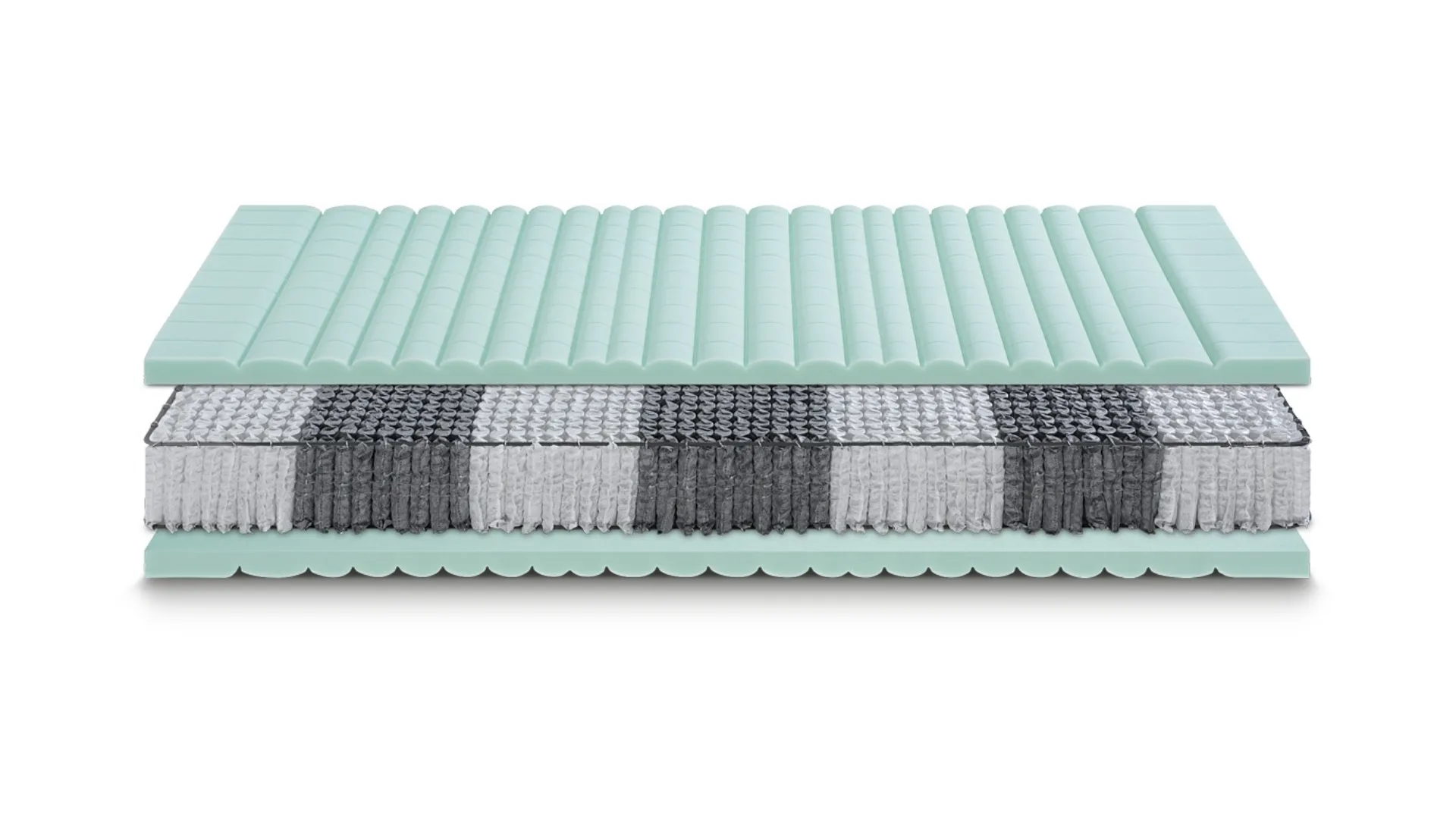 Microsprings mattress with 7 zones Differencial