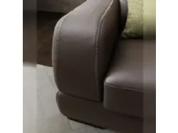 Graffiti sofa in leather