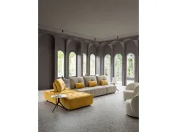 Modern style Byron high quality customizable fabric sofa in finishes.