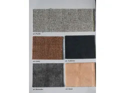 Sofa with movable fabric backrest