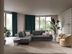 JOPLIN sofa with chaise longue