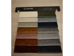 Joplin sofa model in leather or fully removable fabric 302x245
