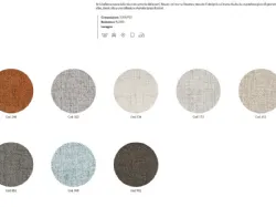 TOGO Double sofa with chaise longue.