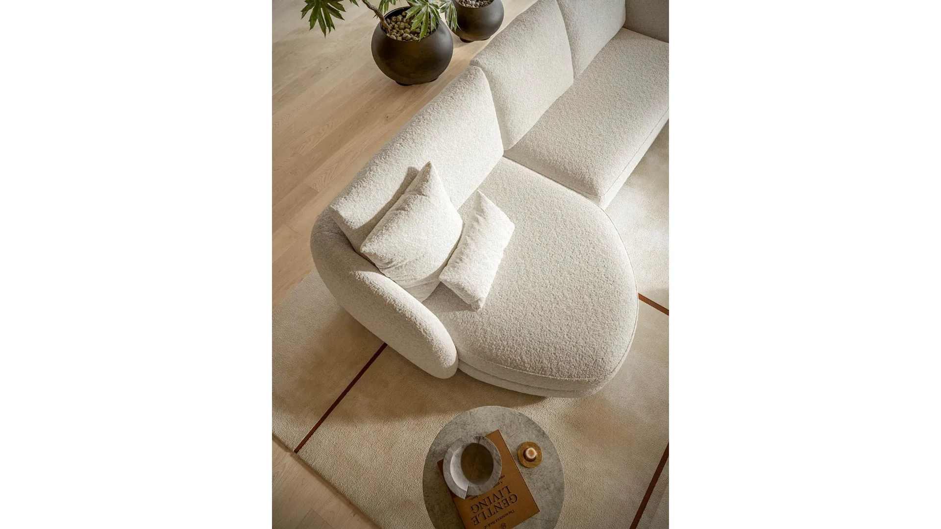 Togo Double sofa model with chaise lounge