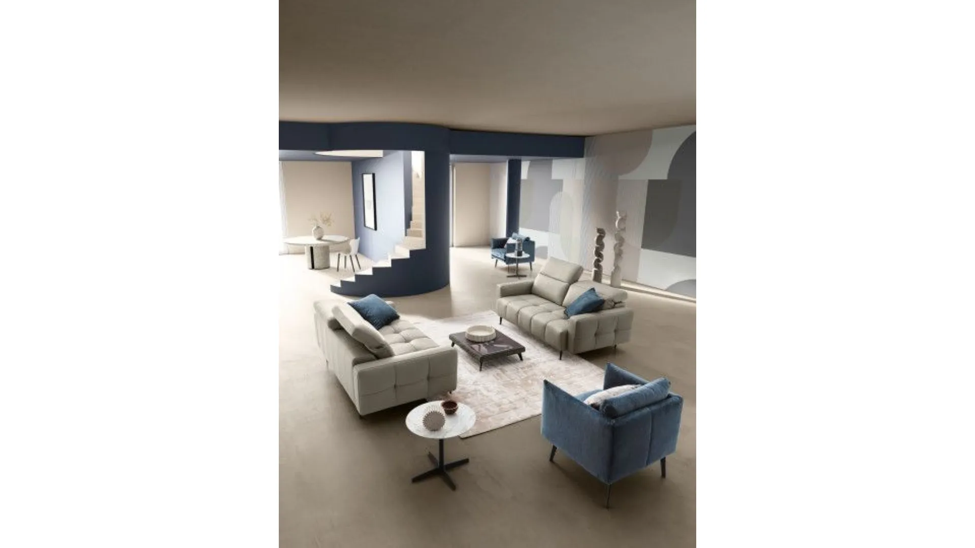 Modern style sofa, completely removable, of excellent quality, 282x168.