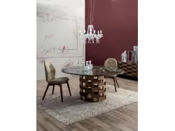 Colosseo table Tonin Casa round Mottes Mobili collection Tonin Casa dealer