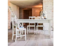 Classic ivory wood table.