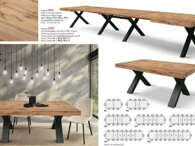 Extendable table art. 2005