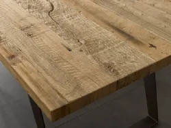 Solid oak wood table top