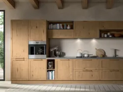 WOOD kitchen with frame door in Oak