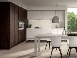 Kitchen composition 02 oak wood