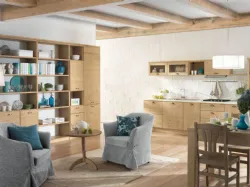 C1 composition kitchen in wood