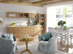 C1 composition kitchen in wood