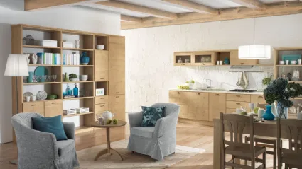 C1 composition kitchen in wood