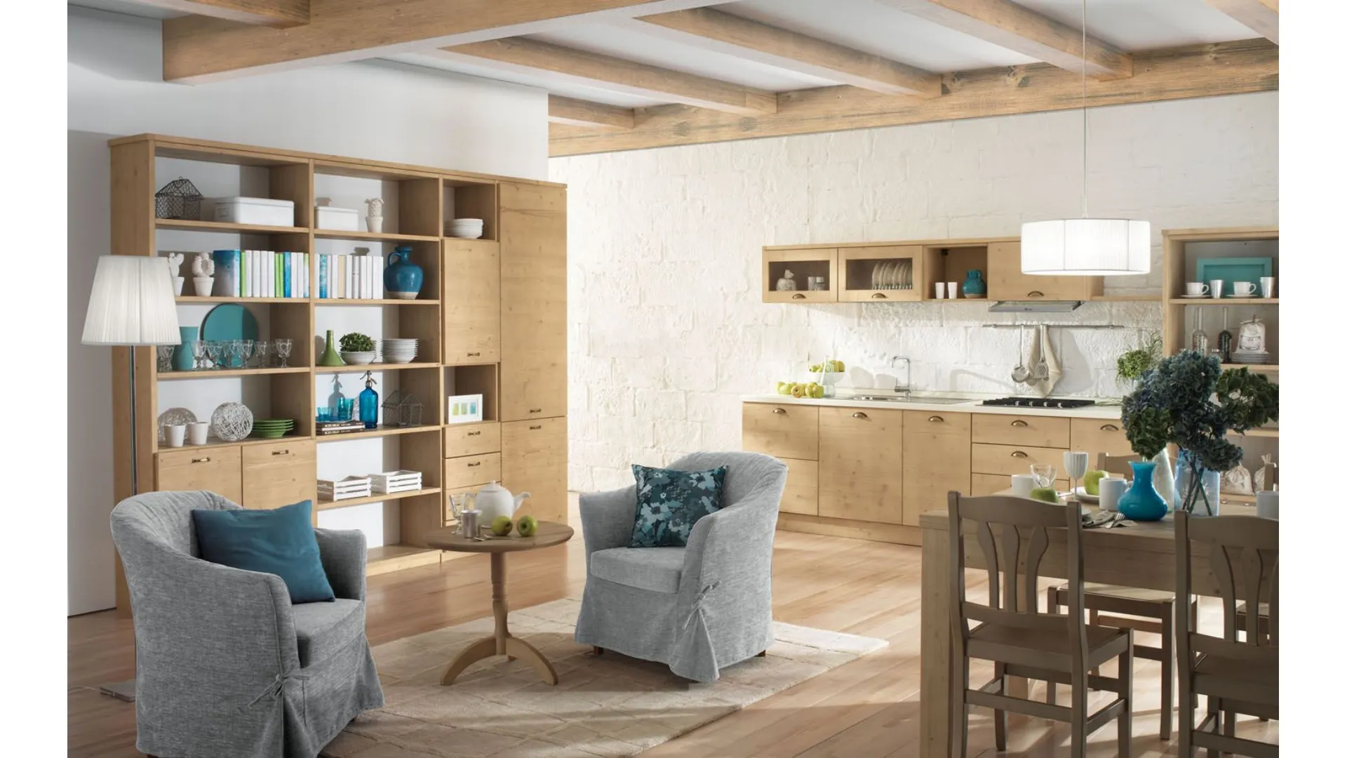 C1 composition kitchen in wood