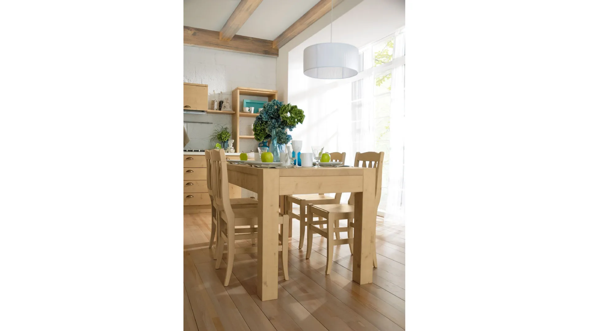 C1 composition kitchen in wood