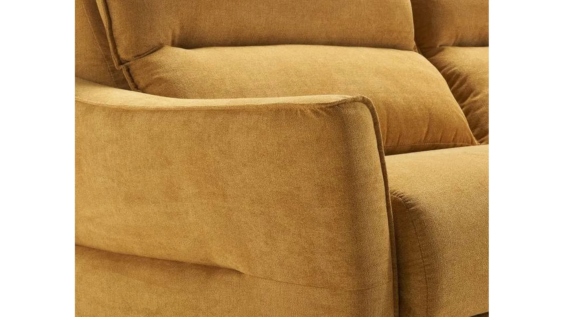 HEROS sofa with chaise longue