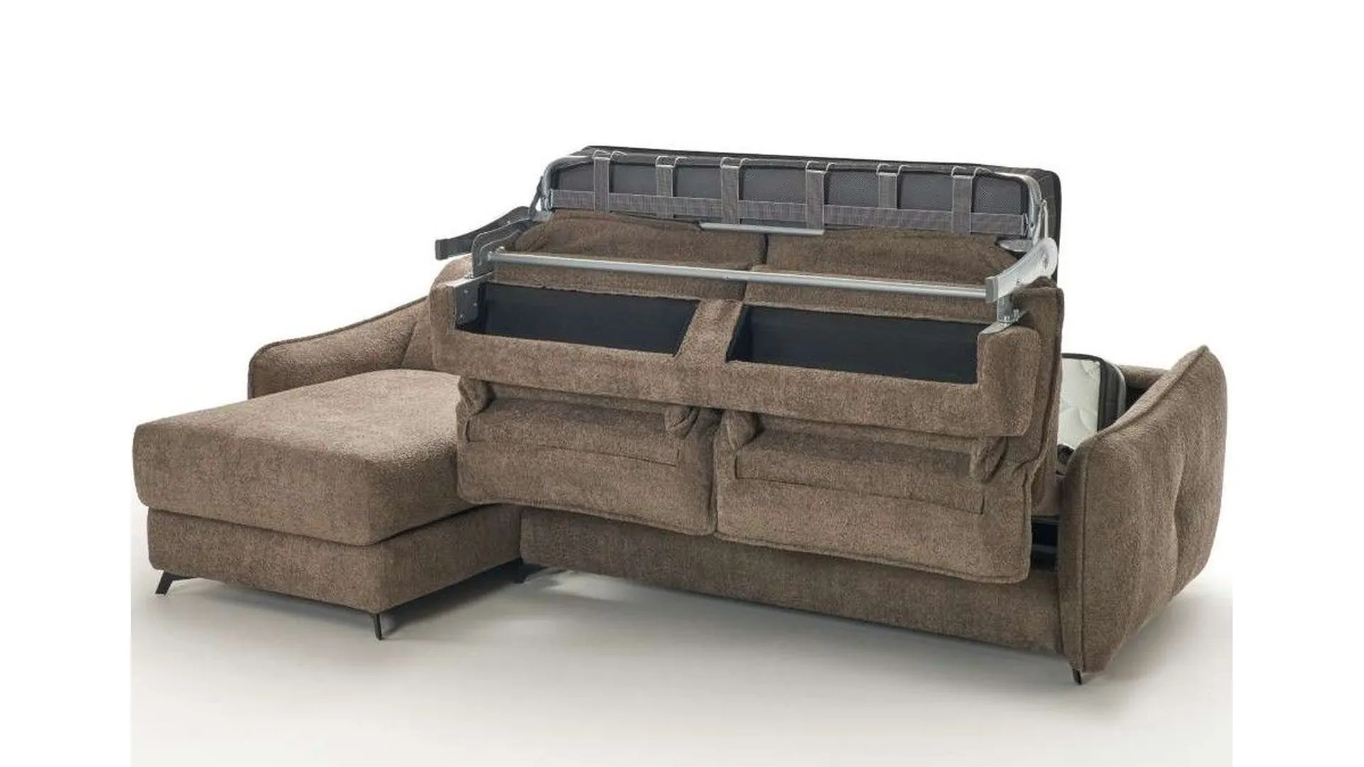 MATERA sofa bed with chaise longue