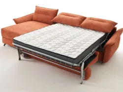 Sofa bed PALERMO with chaise lounge