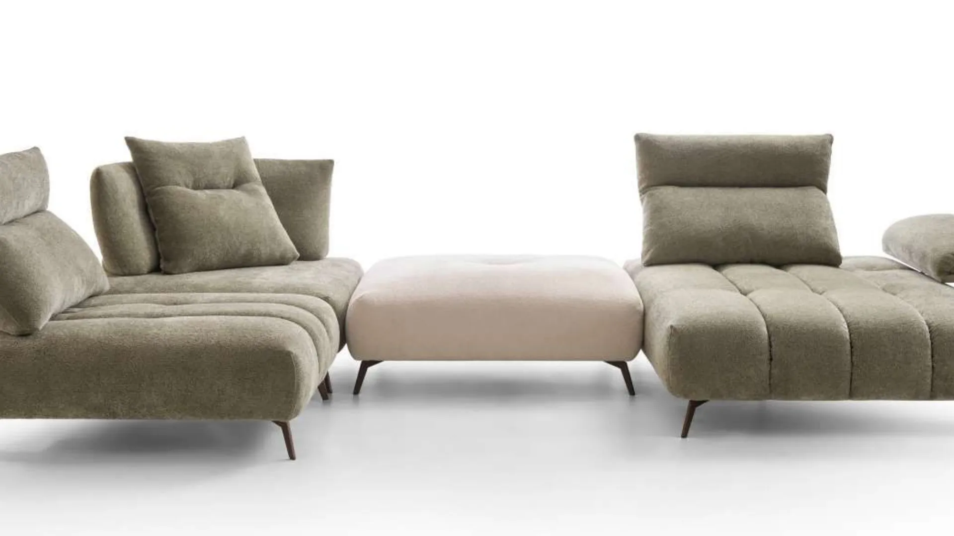 ASCOT CORNER SOFA with sliding armrests