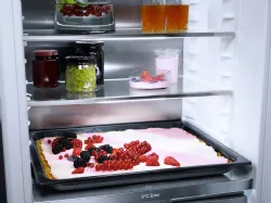 Miele Fridge-Freezer with convenient LED light and NoFrost system.