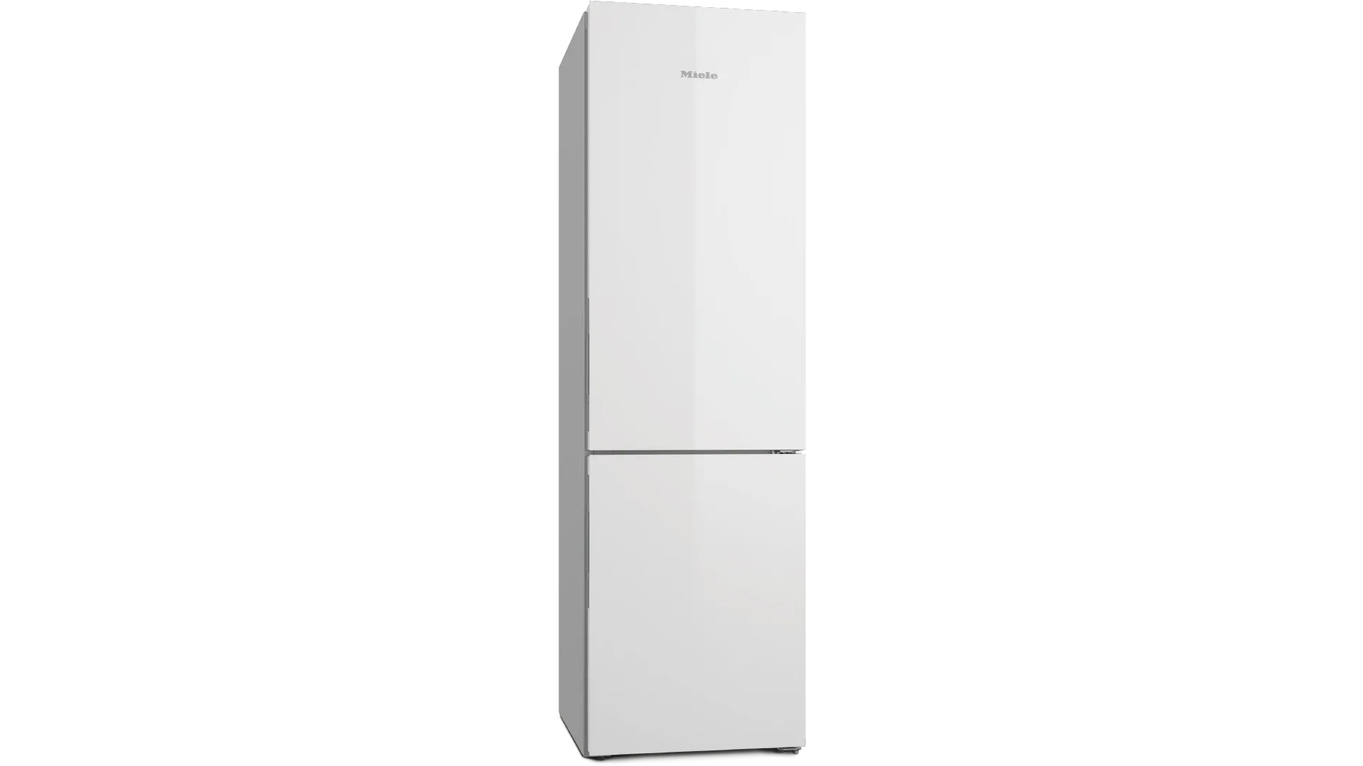 Miele Fridge-Freezer with Brilliant White glass design KFN4898AD