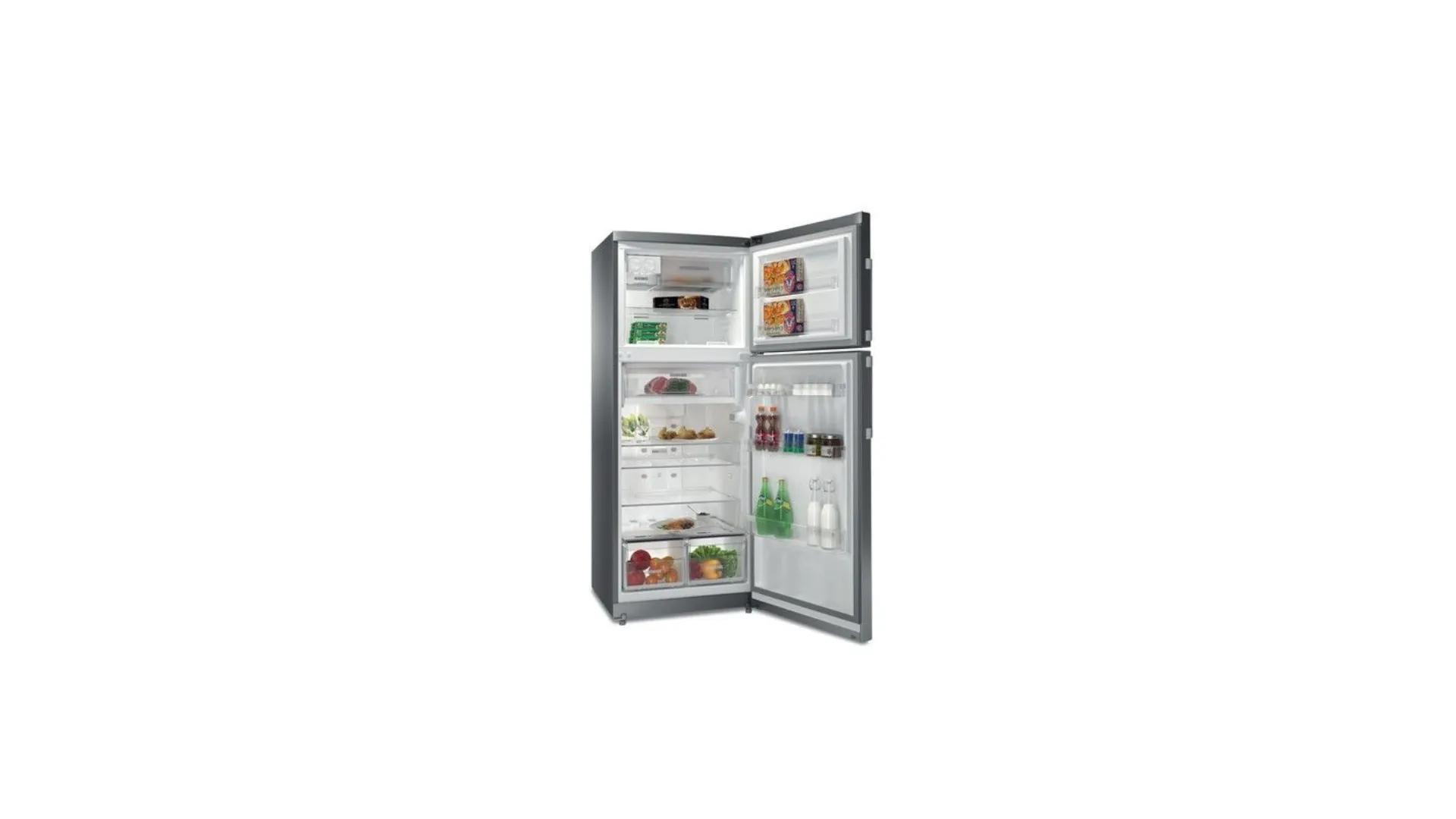 Whirlpool stainless steel fridge-freezer