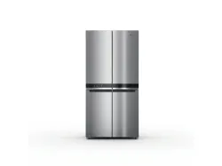 Whirlpool stainless steel refrigerator.