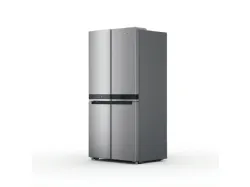 Whirlpool stainless steel refrigerator.