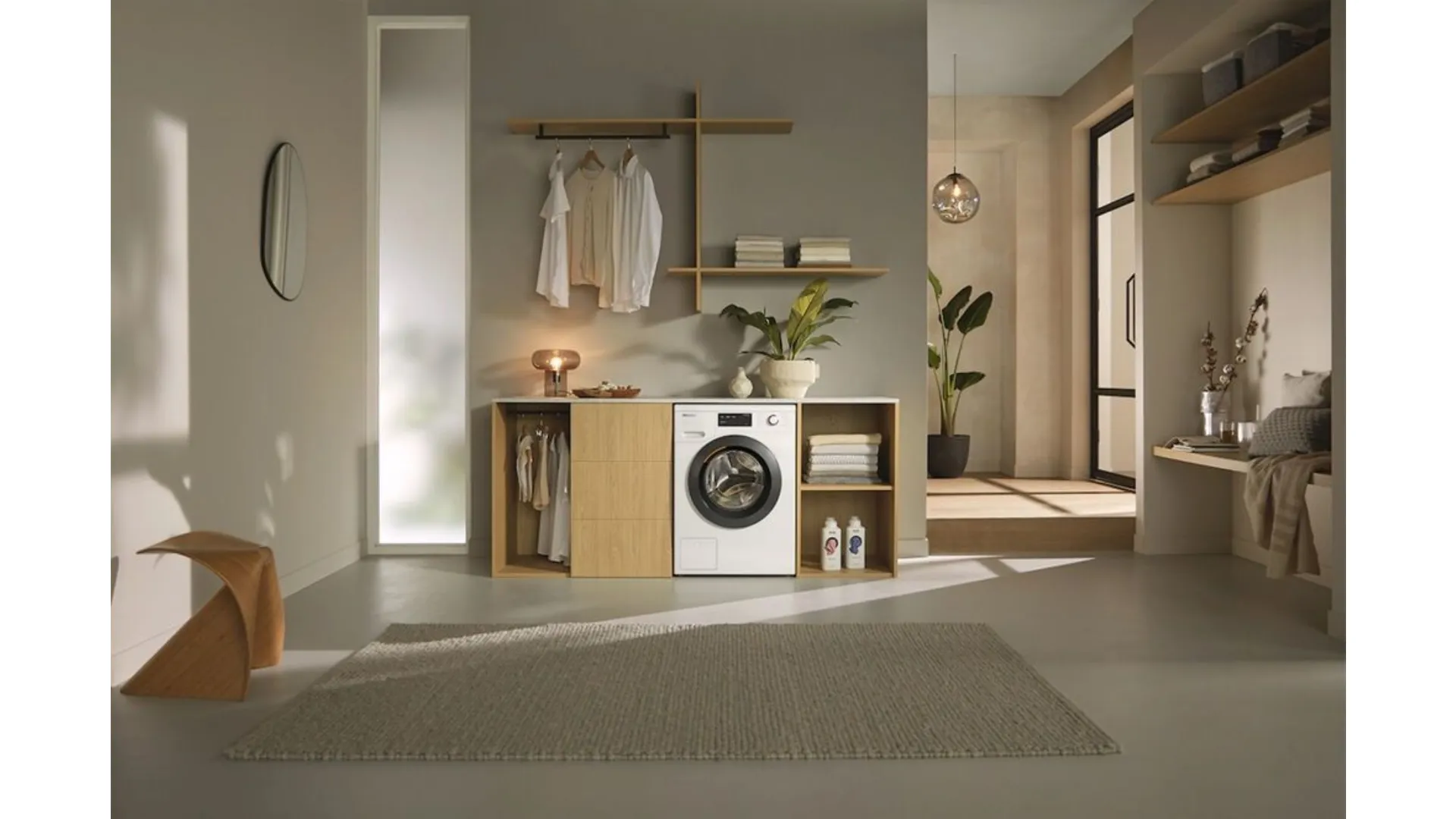 Miele WCG360XL PowerWash washing machine with smart system.