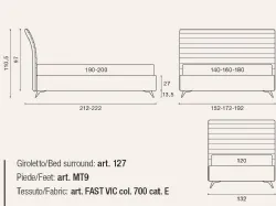 DANY double bed with storage