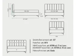DOMINO 24 double bed with storage