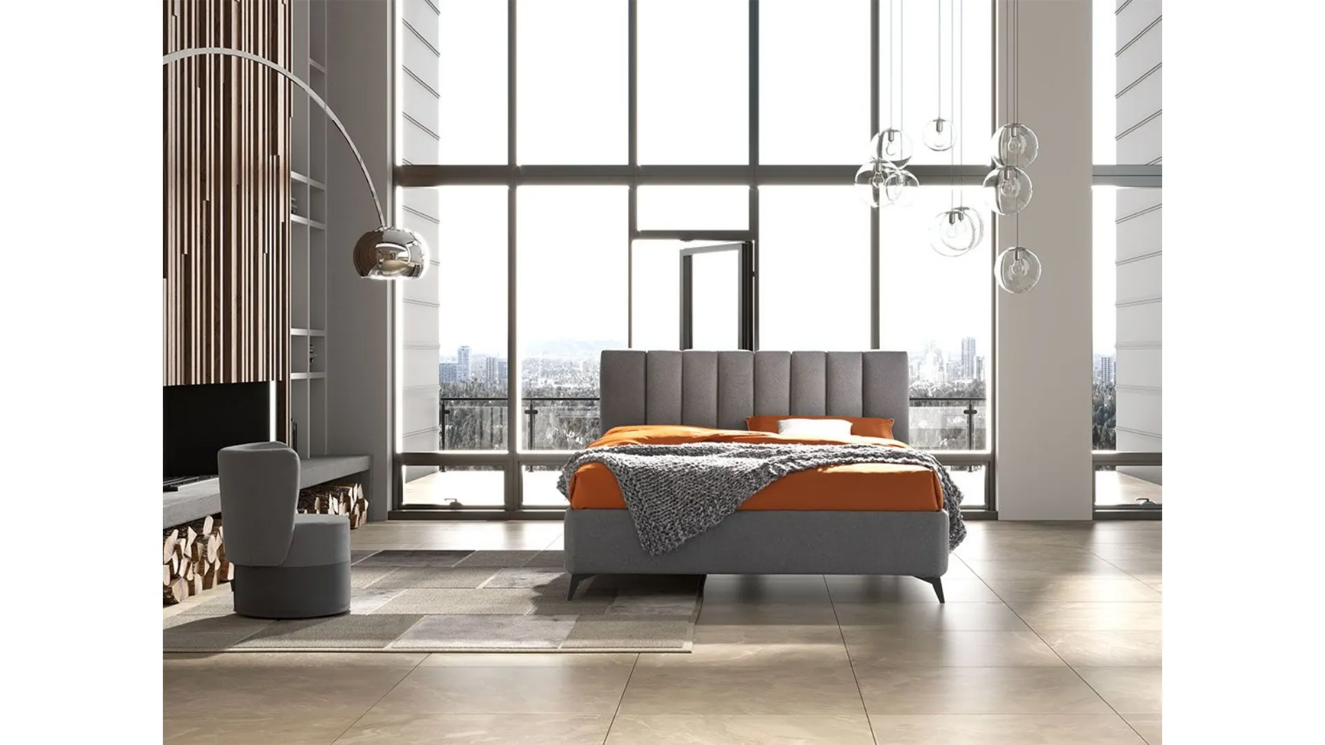 DOMINO 24 double bed with storage