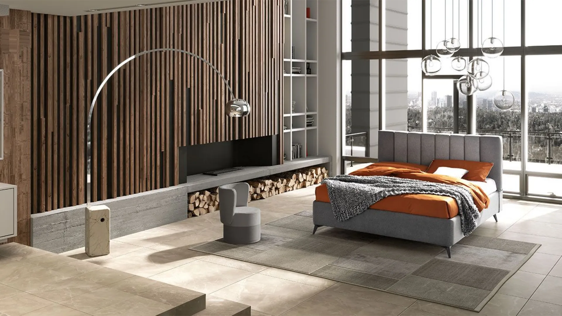 DOMINO 24 double bed with storage