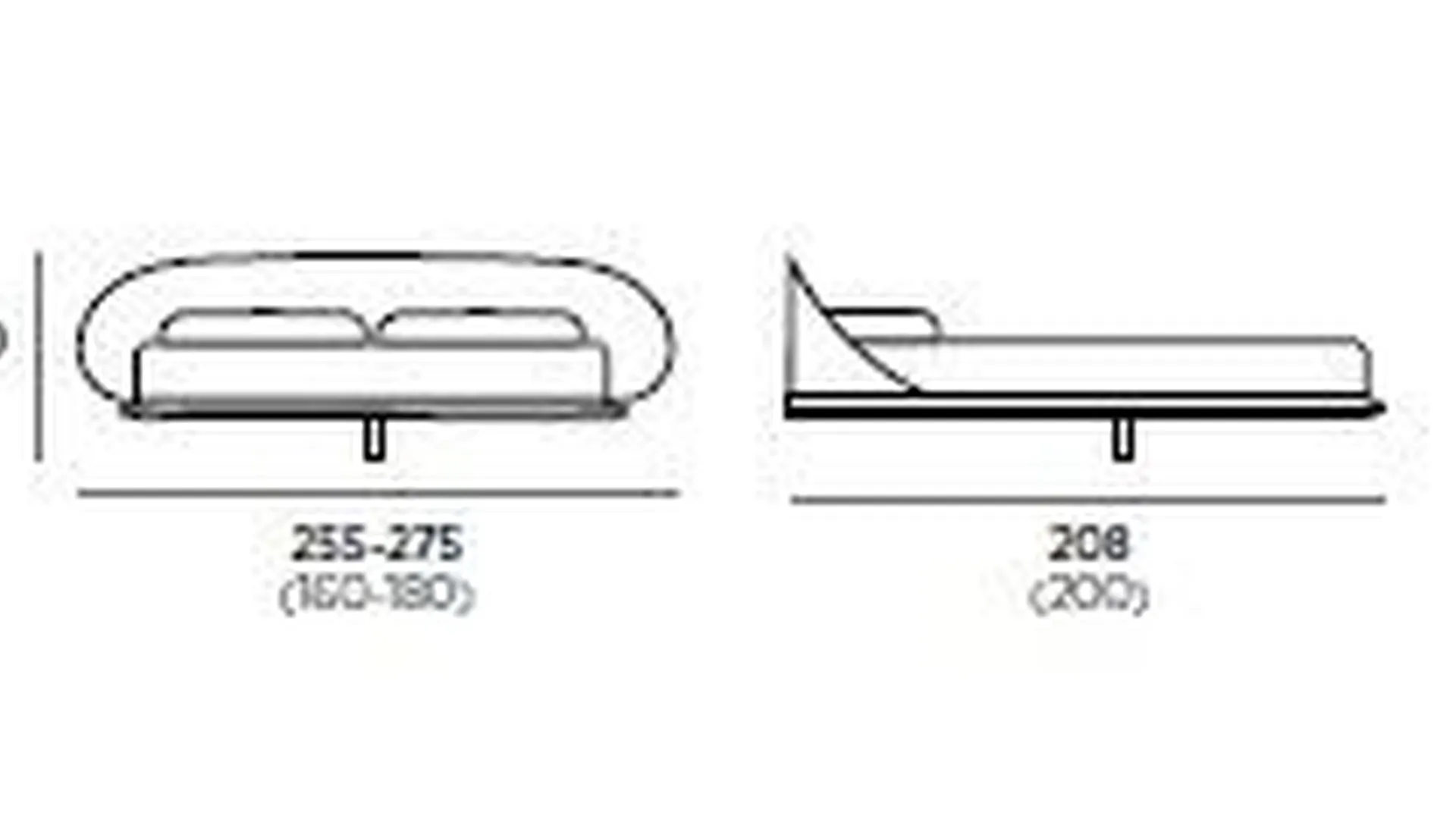 FLAMANT upholstered bed