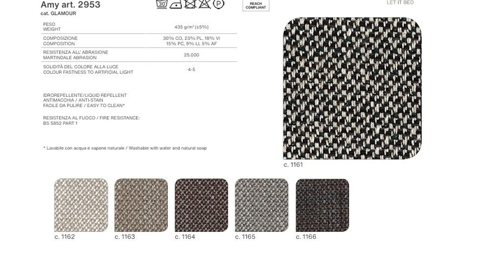 FLAMANT upholstered bed