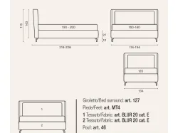 ILLUMIA double bed with storage