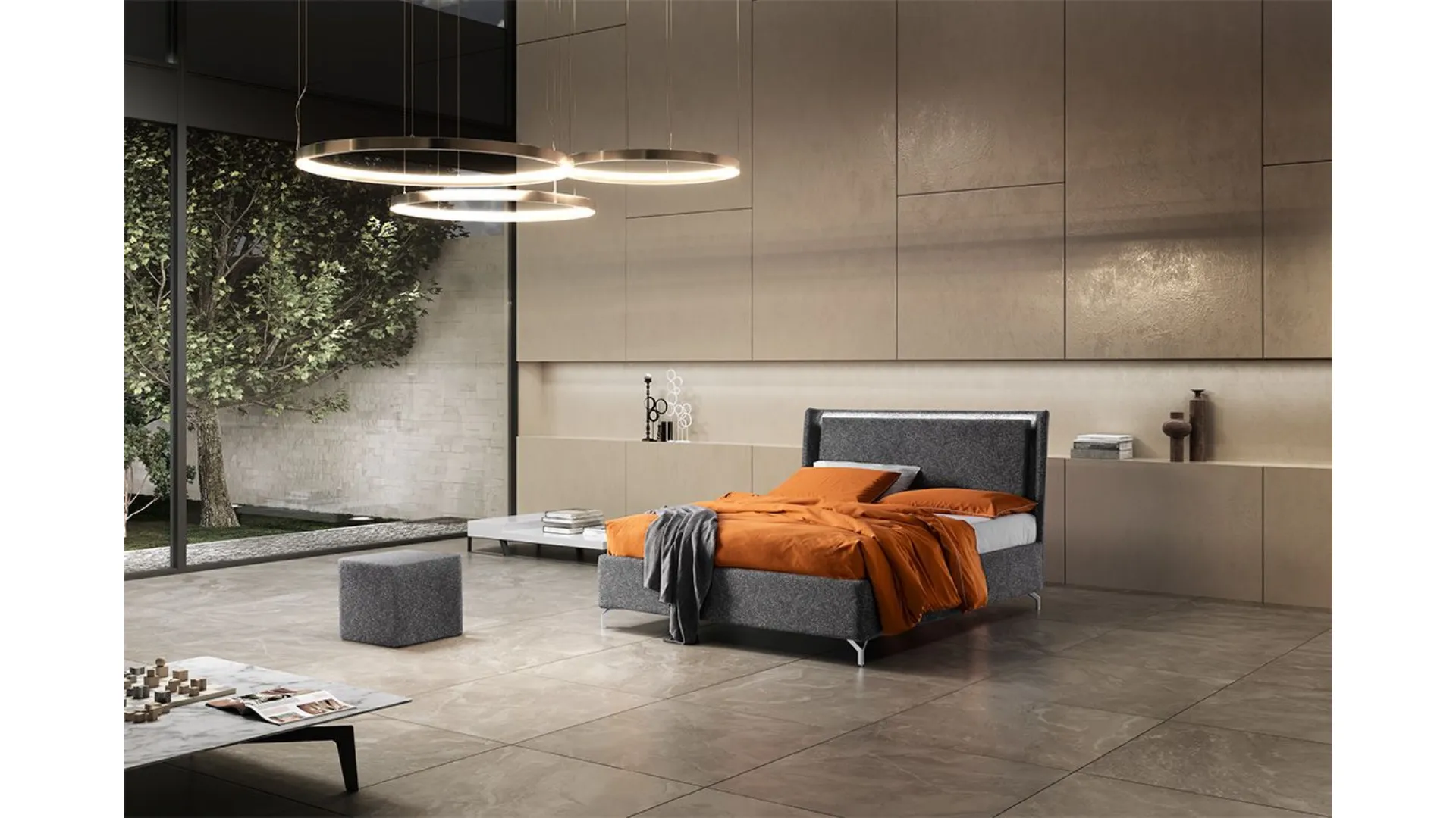 ILLUMIA double bed with storage