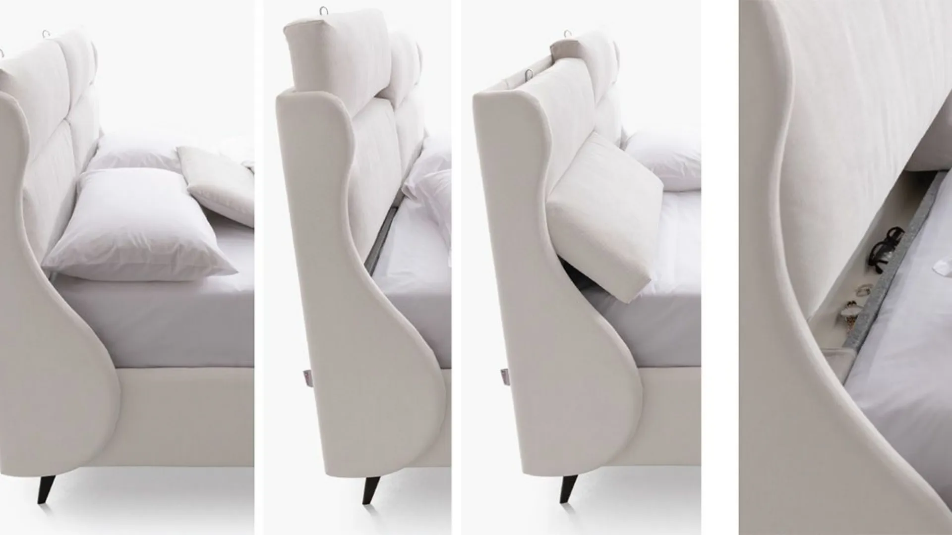 Double bed SEGRETO with storage