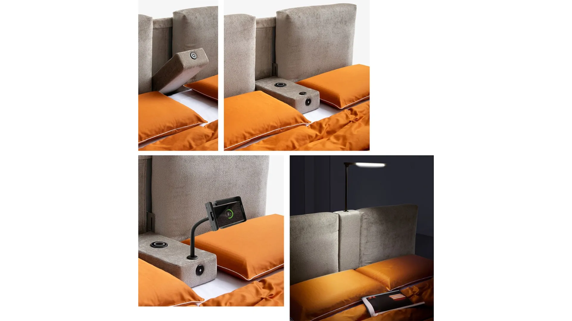 ULTRA double bed with storage