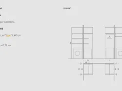 Laundry cabinet LD009