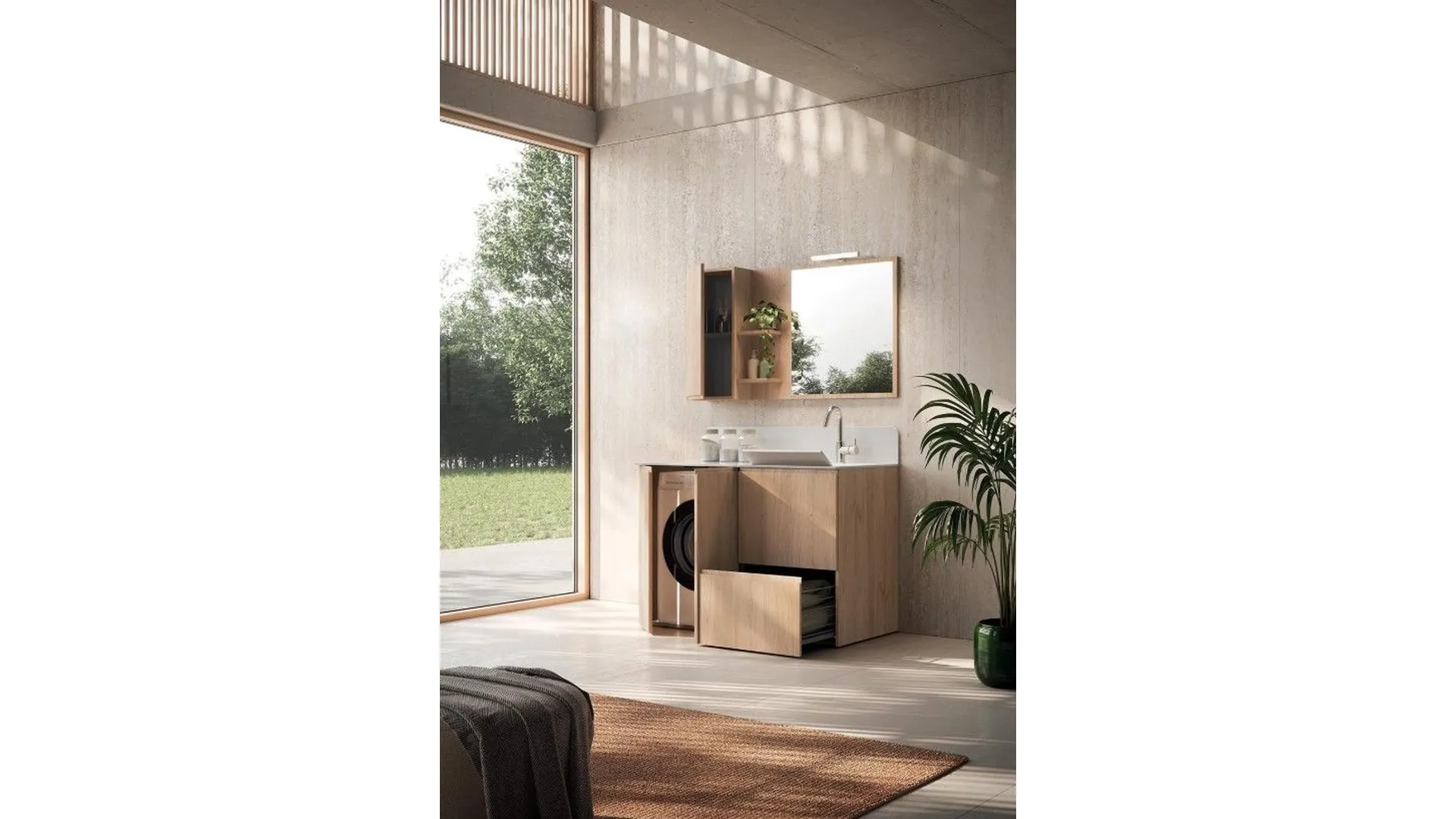 LG001 Laundry Cabinet