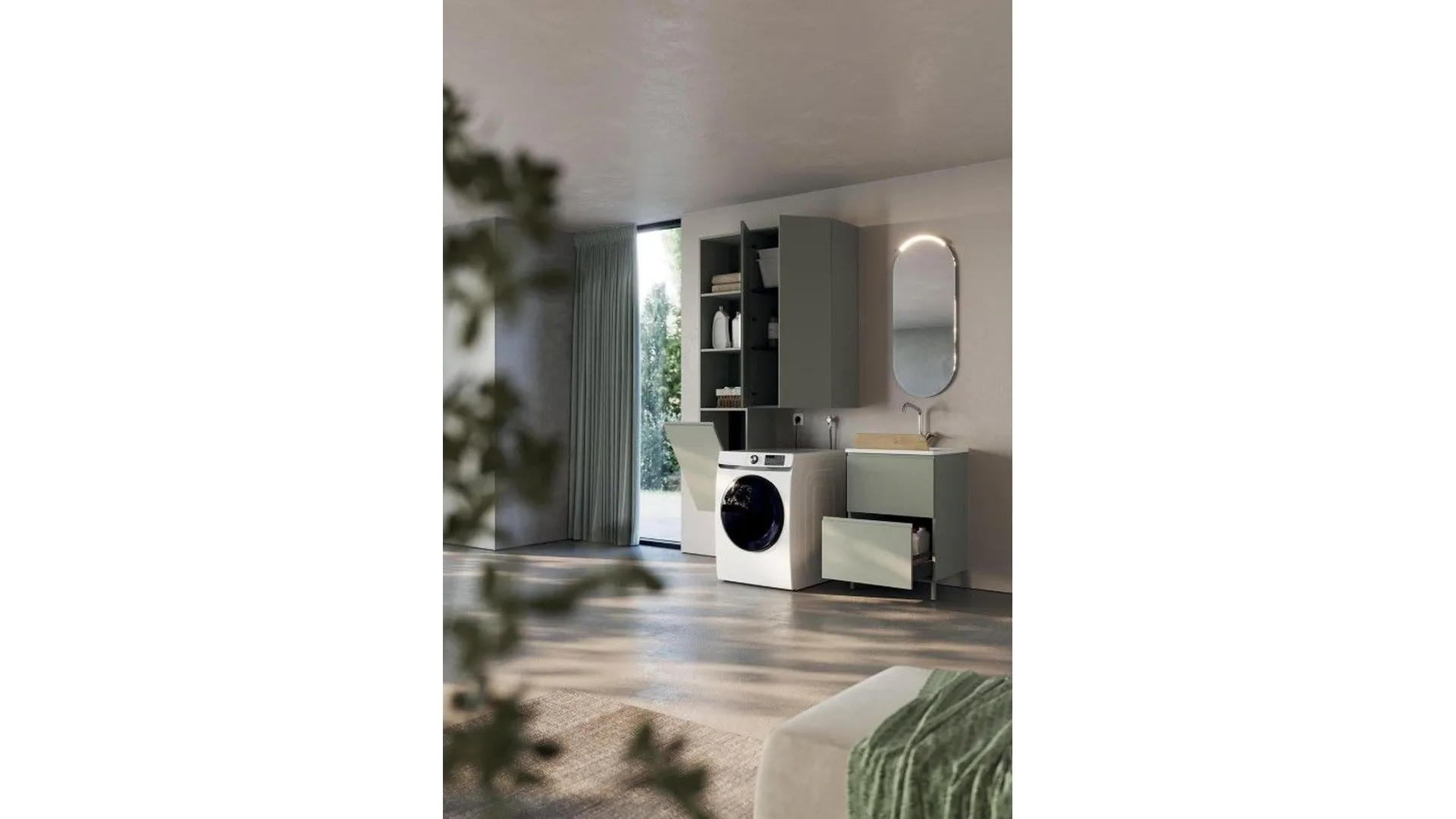 LG002 Laundry Cabinet