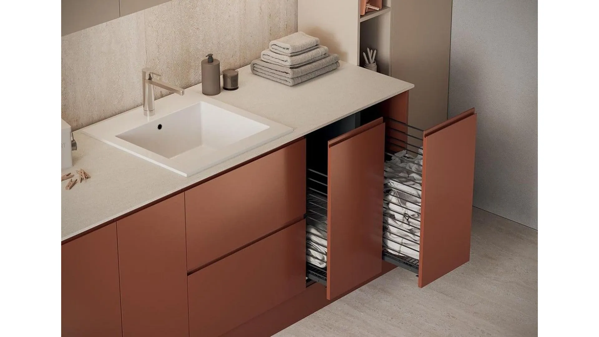 LG005 Laundry Cabinet
