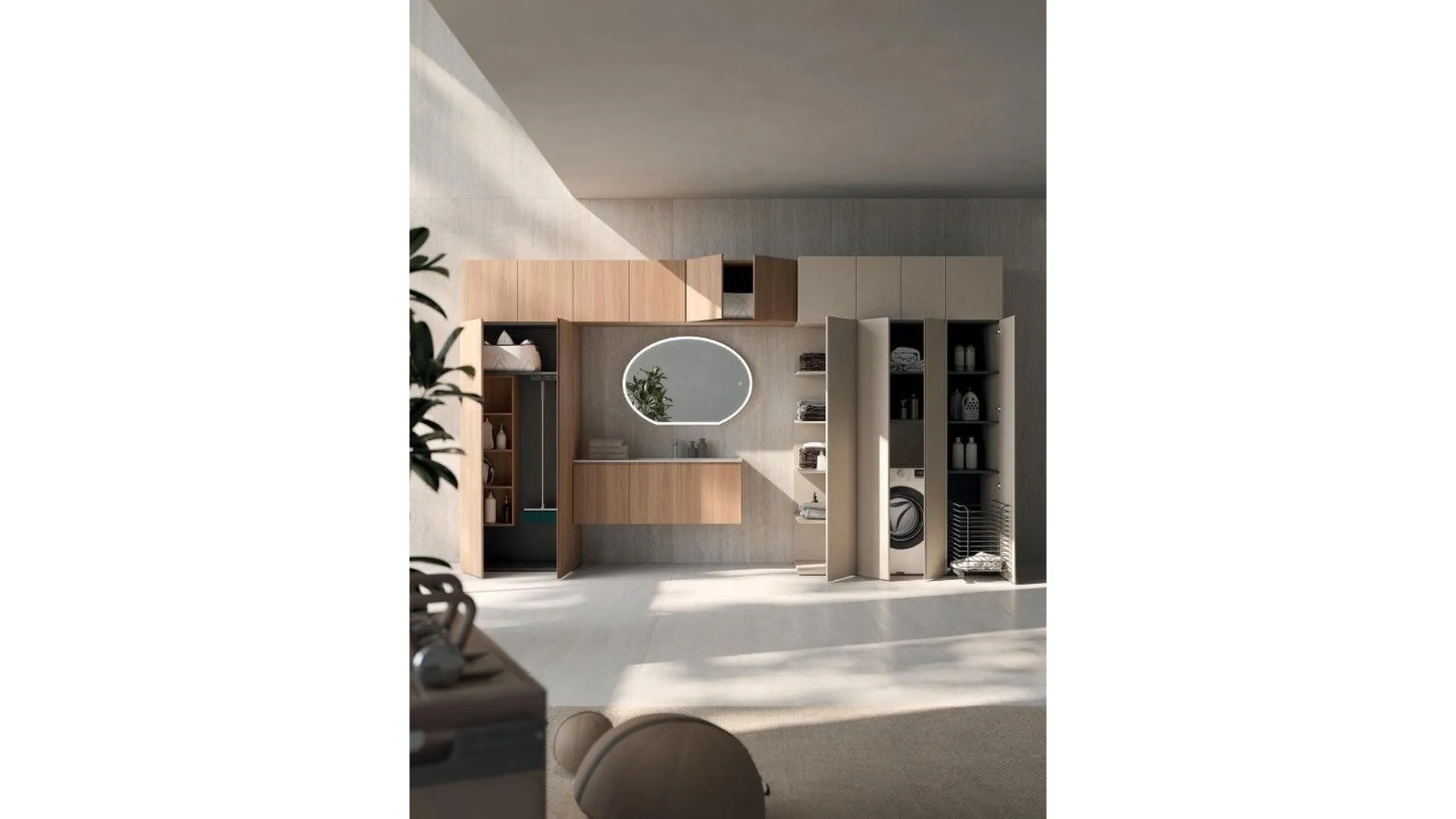 LG006 Laundry Cabinet