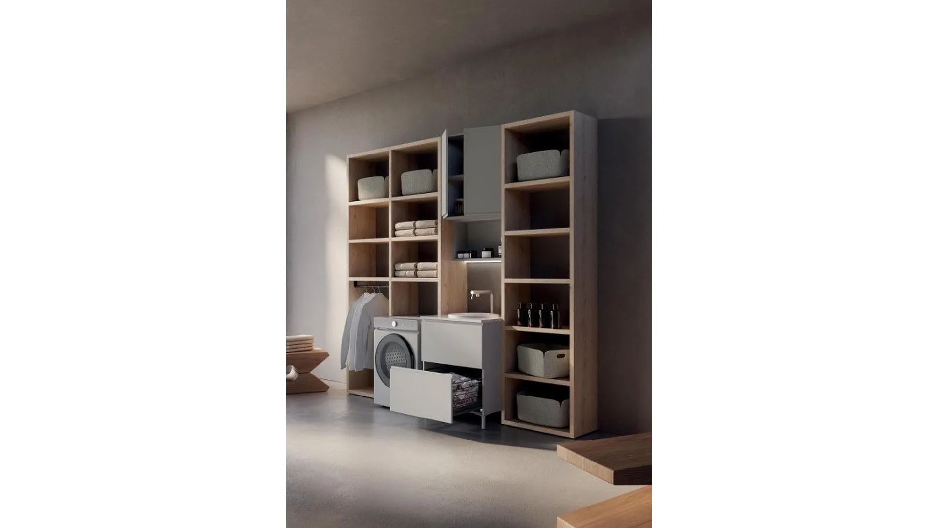 LG011 Laundry Cabinet