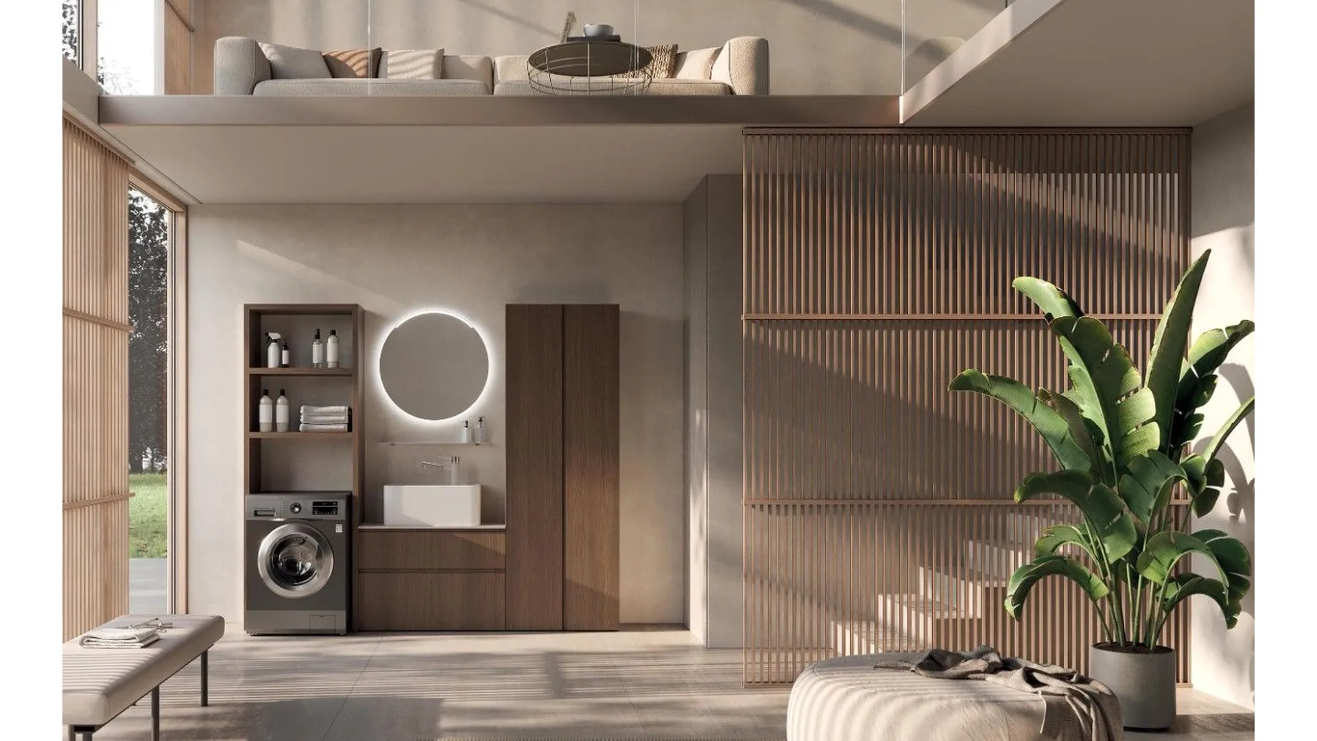 LG012 Laundry Cabinet