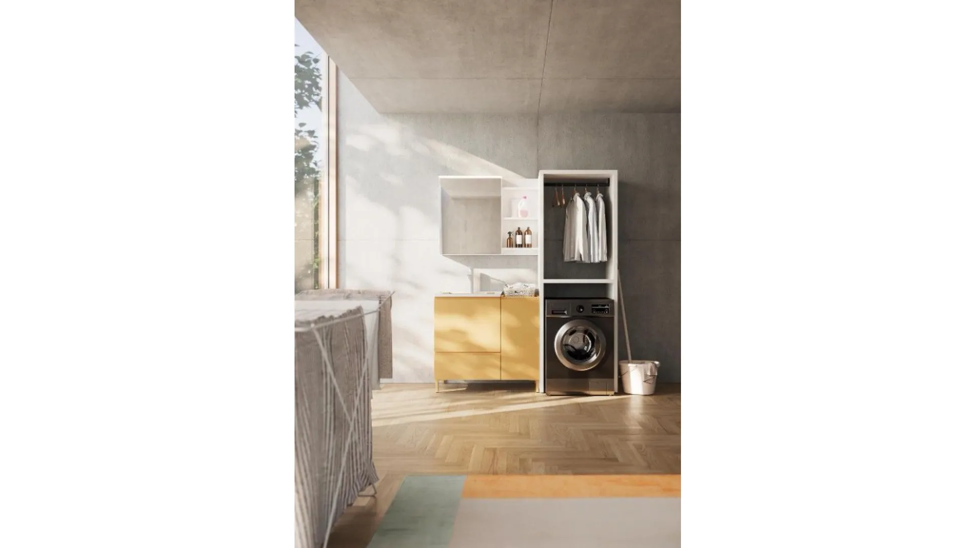 LG014 Laundry Cabinet
