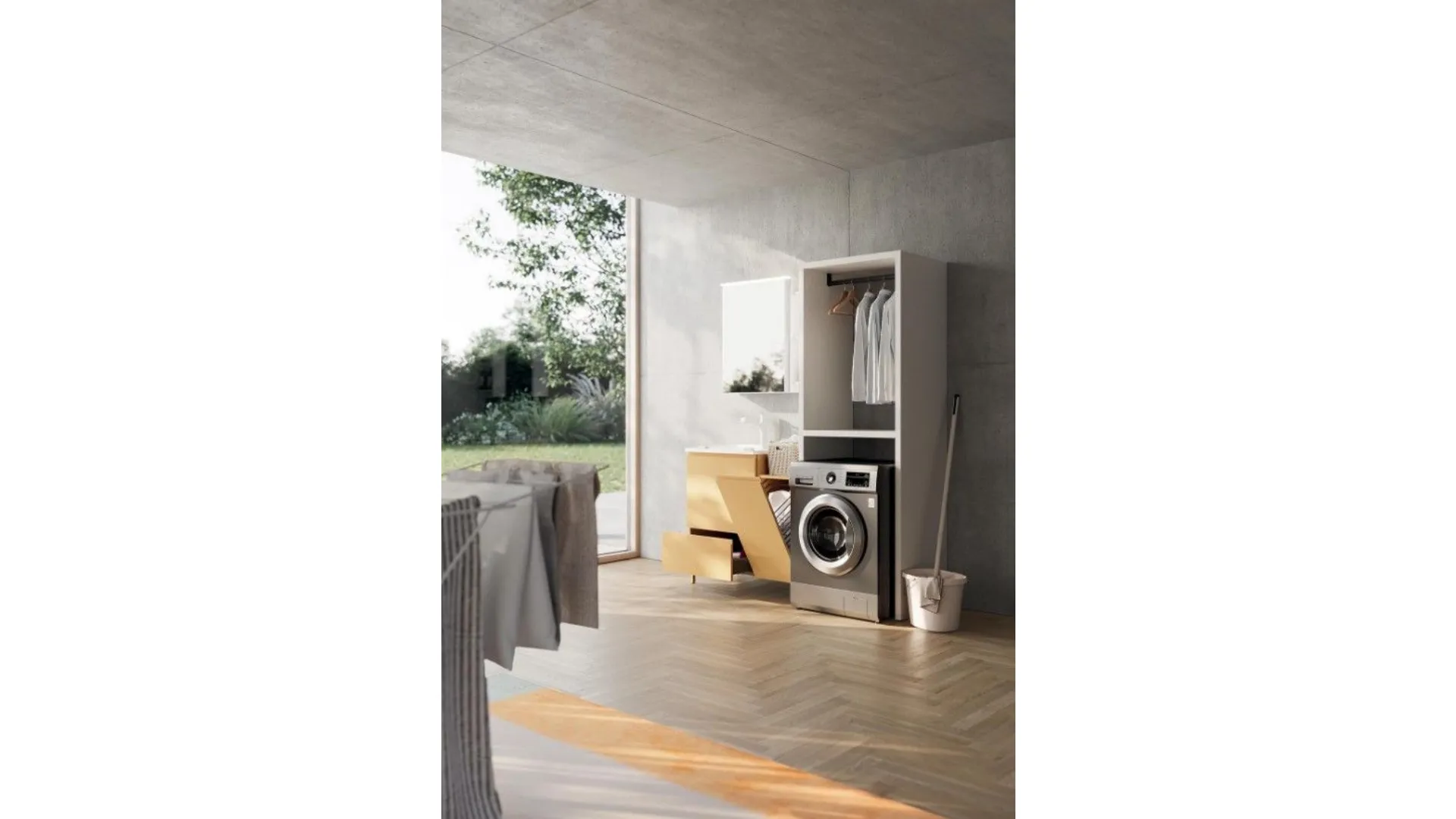 LG014 Laundry Cabinet